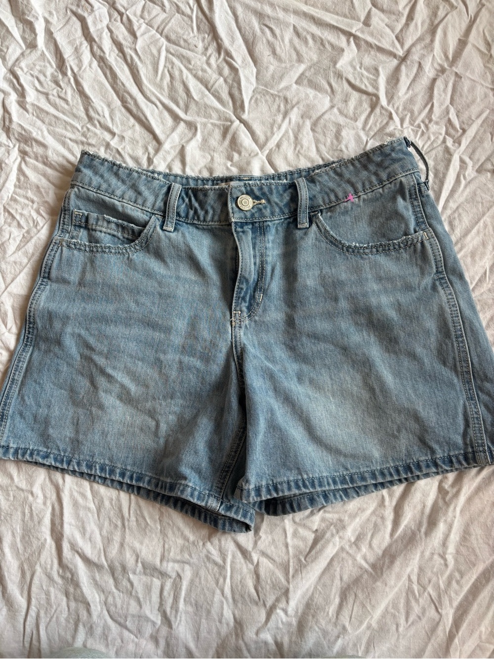 Hollister Light Blue Denim Jean Shorts